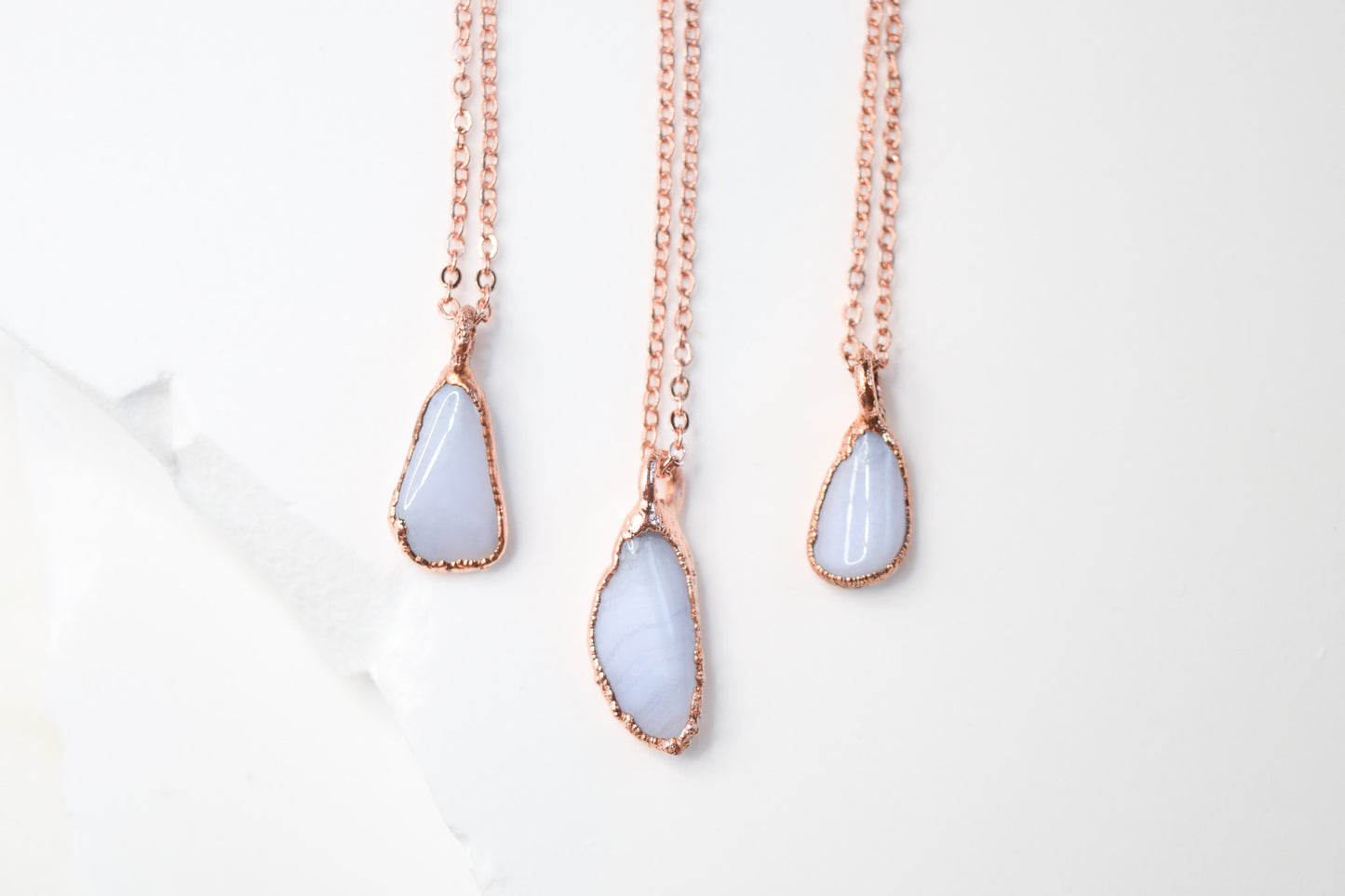 Blue Lace Necklace