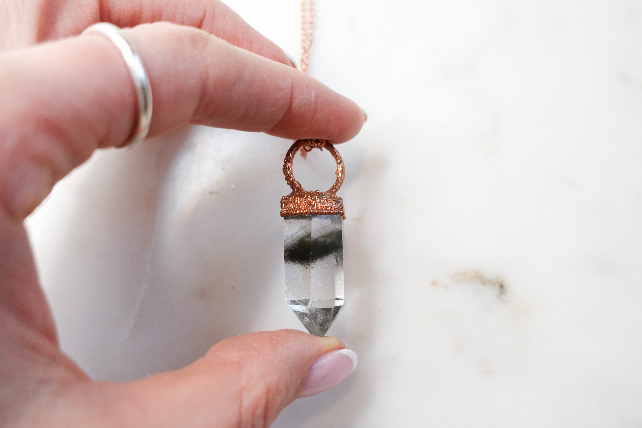 Phantom sale quartz pendant