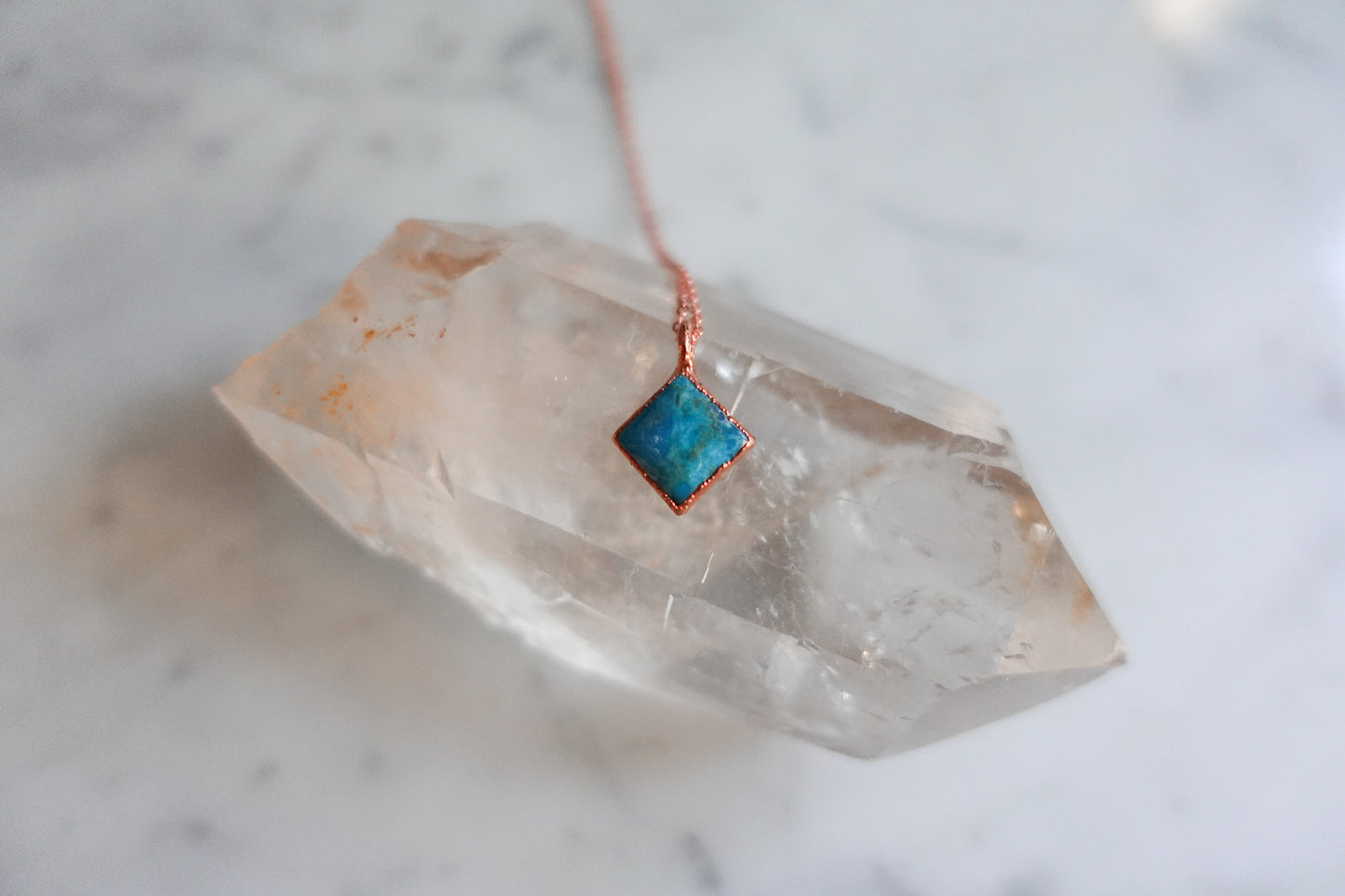 Grounding Heart Turquoise Diamond