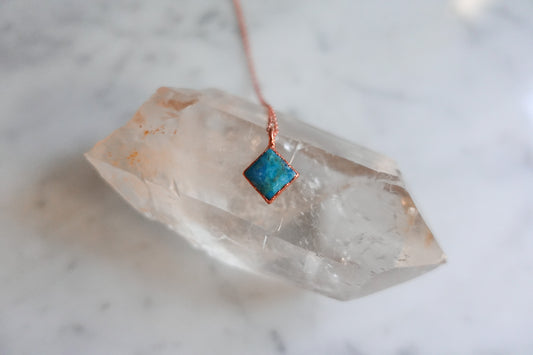 Grounding Heart Turquoise Diamond