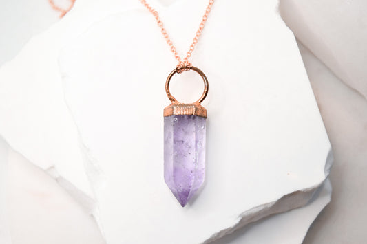 New Moon Amethyst Necklace