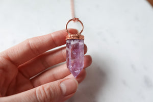 New Moon Amethyst Necklace