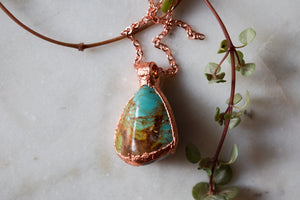 Turquoise Nugget Necklace