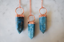 Stormy Apatite Pendant