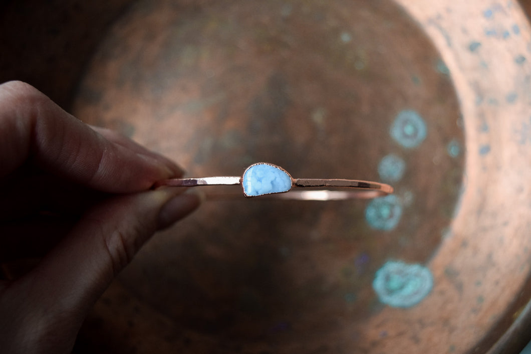Blue Lace Bangle