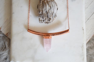 Rose Quartz Choker